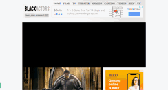Desktop Screenshot of blackactors.net